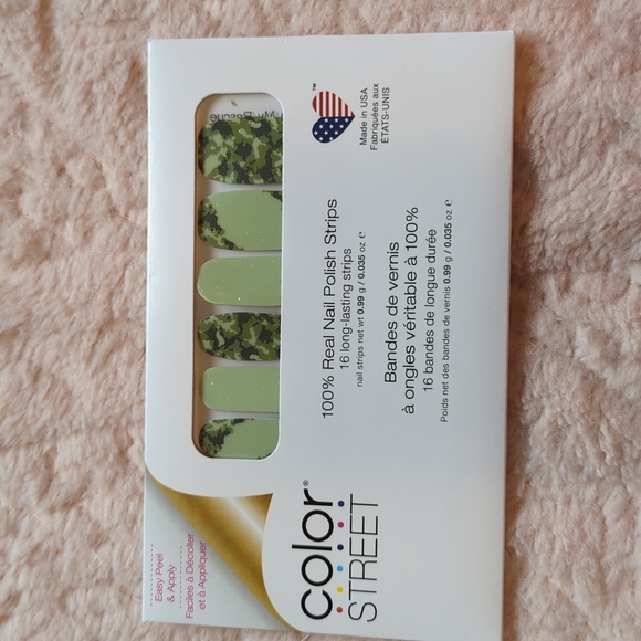 Stocking Stuffer! Color Street 100% Real Nail Polish Strips in Camo To My Rescue - Picture 5 of 7